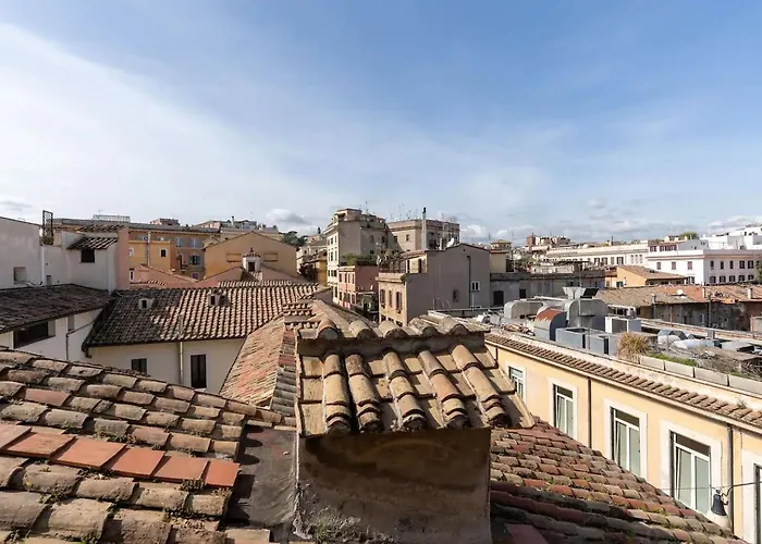 15 Min From Piazza Venezia Skyline Sanctuary In Trastevere Roma