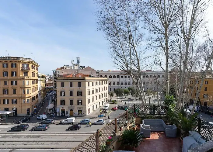 Apartamento 15 Min From Piazza Venezia Skyline Sanctuary In Trastevere