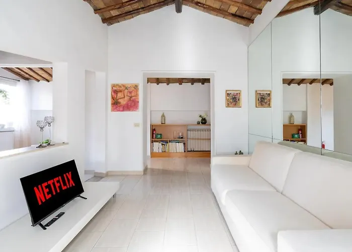 15 Min From Piazza Venezia Skyline Sanctuary In Trastevere Apartamento *