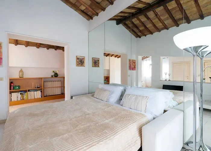 15 Min From Piazza Venezia Skyline Sanctuary In Trastevere Apartamento Roma