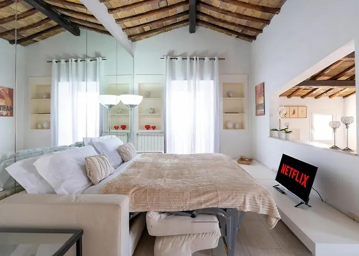 15 Min From Piazza Venezia Skyline Sanctuary In Trastevere * Roma